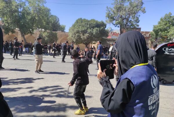 مراسم عزاداری و زنجیر زنی به مناسبت شهادت امام حسن عسکری«ع»