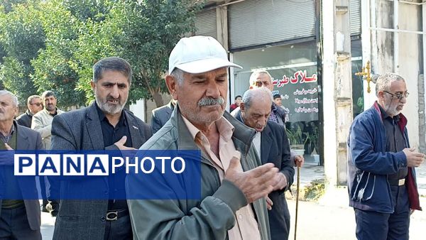 زنجیر زنی و دسته‌روی شهادت حضرت فاطمه زهرا در محمودآباد