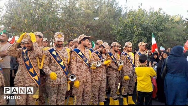 رزمایش جانفدایان ایران در شهرستان بیرجند