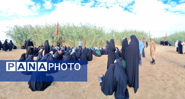 اعزام دانش‌آموزان جزیره هرمز به اردوی راهیان نور