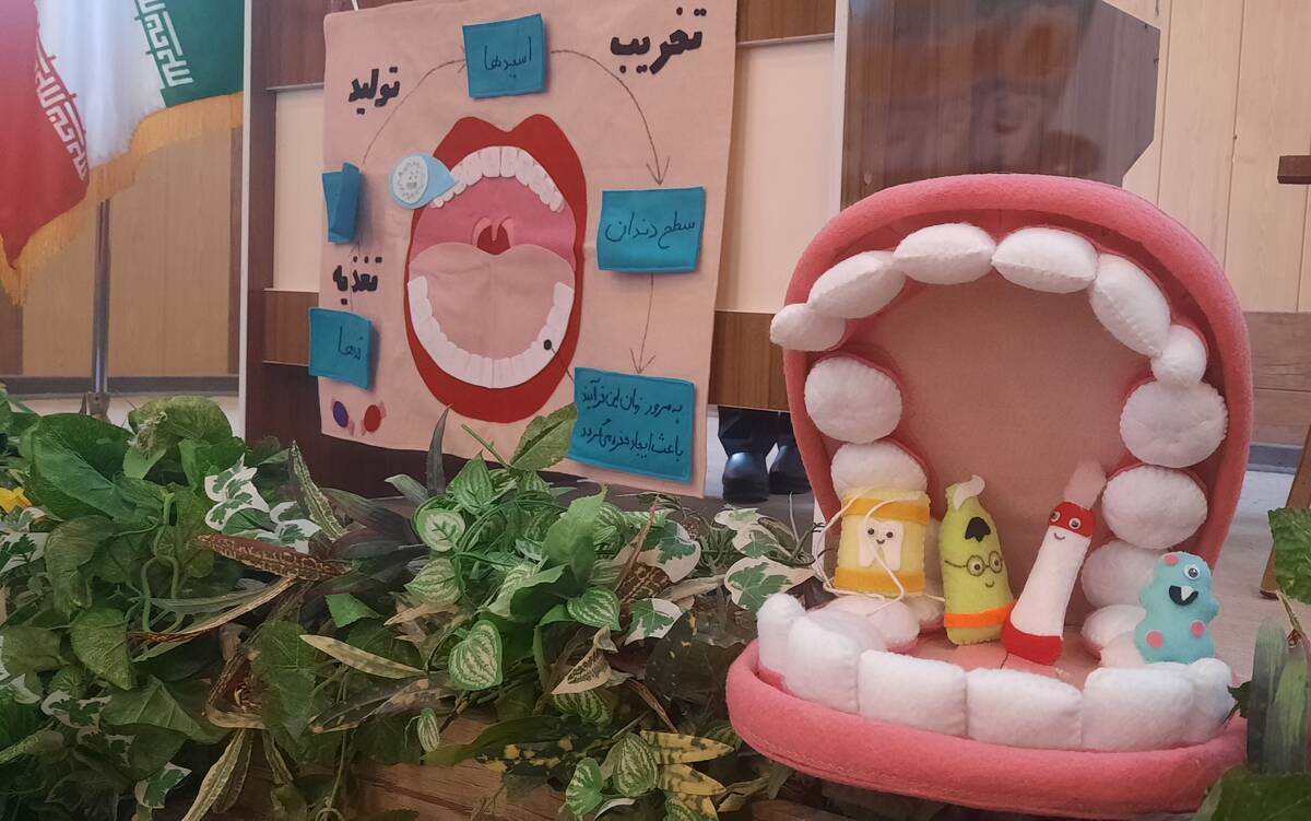جشن دهان و دندان مدرسه متین و متانت 