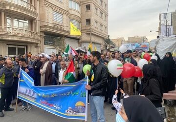 آبیک در روز قدس خوش درخشید 