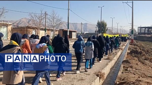 راهپیمایی یوم‌الله ۲۲ بهمن در منطقه کوهنانی