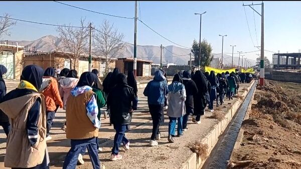 راهپیمایی یوم‌الله ۲۲ بهمن در منطقه کوهنانی