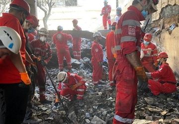 ۱۲۴ مورد عملیات امدادی هلال احمر استان تهران در پی حملات رژیم صهیونیستی