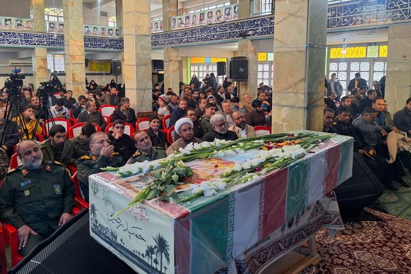 مراسم بزرگداشت سردار شهید حاج قاسم سلیمانی در گلزار شهدا شیراز 