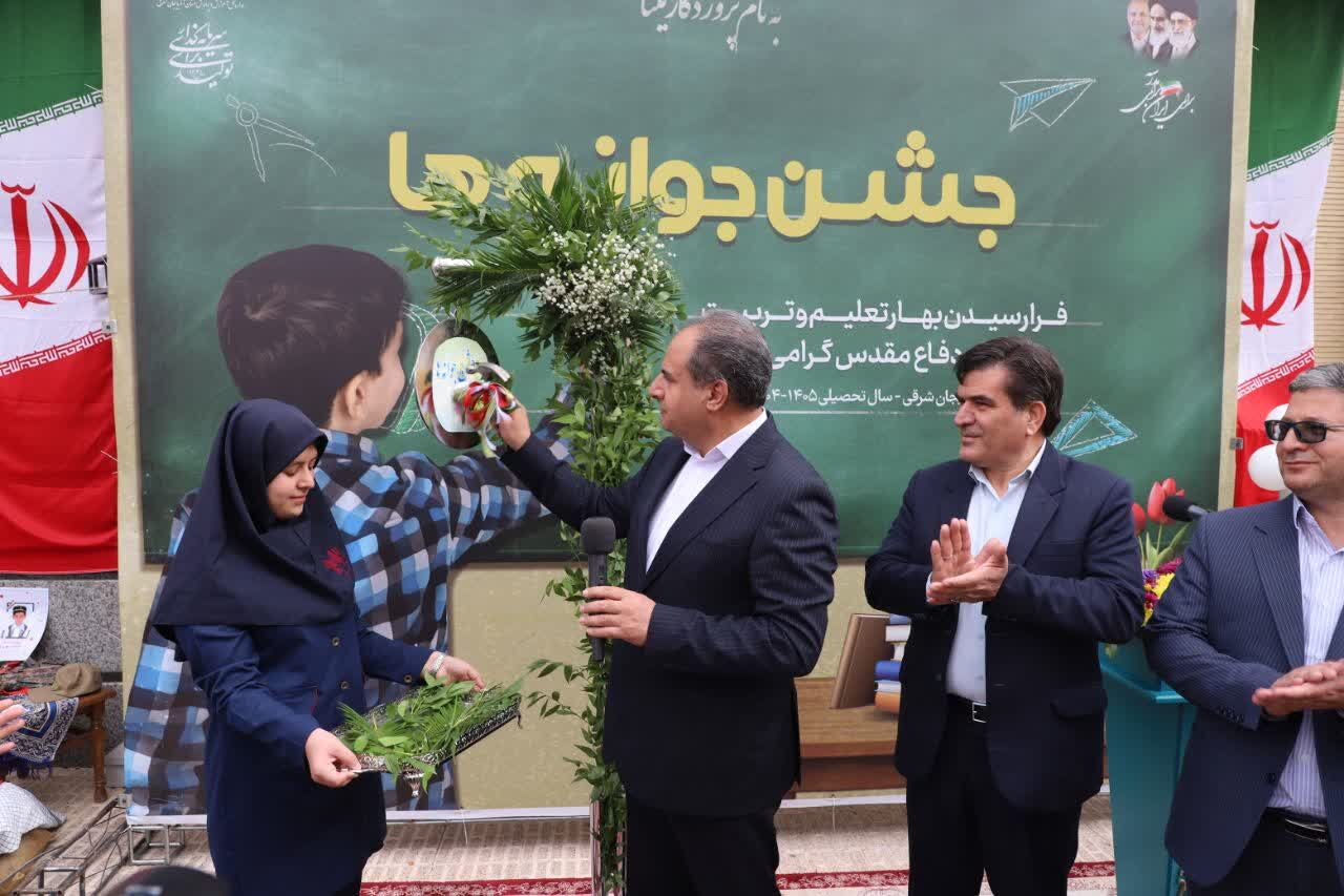 کلاس هفتمی‌های آذربایجان شرقی در «جشن جوانه‌ها»