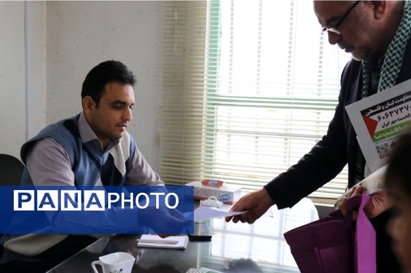 پویش پشتیبانی از جبهه مقاومت لبنان و فلسطین در اداره‌کل آموزش‌ و پرورش استان خراسان رضوی