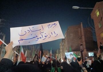 مراسم عزاداری شهادت رهبر معظم انقلاب در محله اکبرآباد ناحیه ۲ کرج