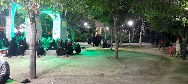مراسم دعا و نیایش در جوار مزار شهید گمنام بوستان امام حسن مجتبی(ع) قم