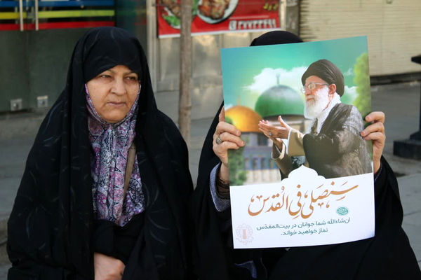 اعلام همبستگی مردم قم با فلسطین در راهپیمایی روز جهانی قدس