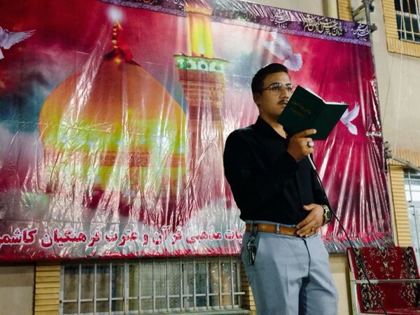 حضور فرهنگیان کاشمر در مراسم عزاداری محرم