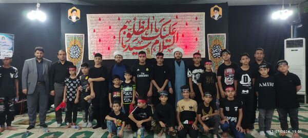 مراسم سوگواری «احلی من العسل» در شهرستان آبادان