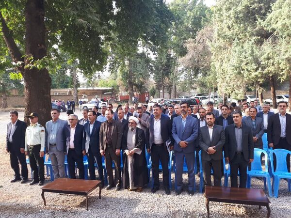 آیین افتتاح طرح آبیاری نوین مزرعه تعاونی در روستای اسلام آباد شهرستان سملقان