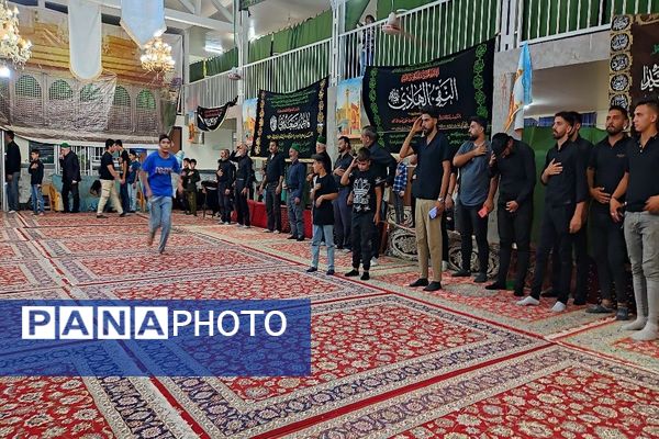 شام غریبان حسینی در مسجد جامع شهر بار