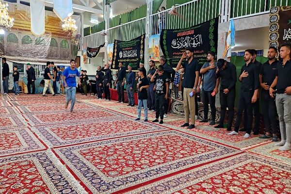 شام غریبان حسینی در مسجد جامع شهر بار
