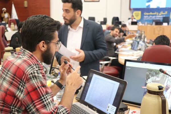 اتاق کنترل وضعیت ستاد انتخابات شهر مشهد در دور دوم انتخابات ریاست جمهوری 