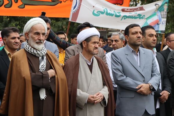 راهپیمایی 13 آبان در ناحیه یک بهارستان