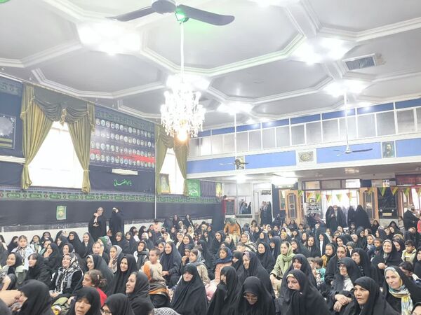 جشن میلاد حضرت زهرا(س) در تکیه علی اکبری فدافن