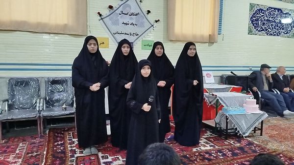 بدرقه دانش‌آموزان معتکف در شهرستان هوراند