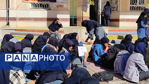 برپایی موکب به‌مناسبت شهادت حضرت زهرا(س) در مدرسه ۹ دی یاسوج