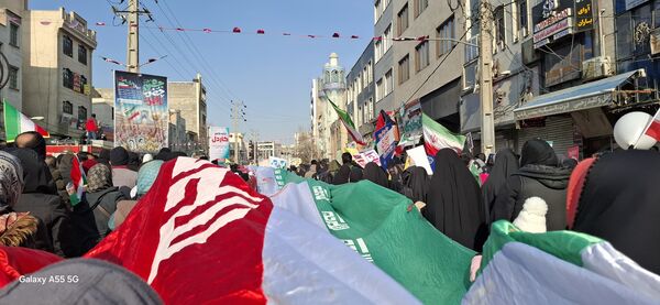 راهپیمایی ۲۲ بهمن در شهرستان قدس  