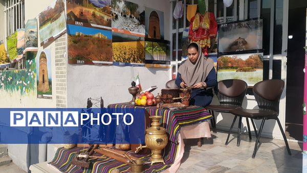 جشن هفته مازندران در دبیرستان نجم قائمشهر