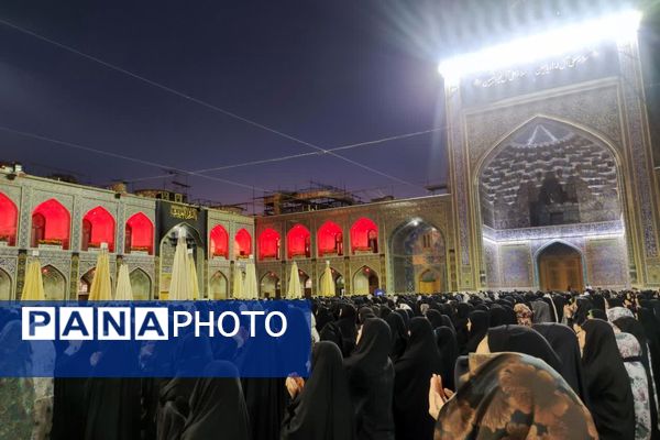 برگزاری نماز جماعت در حرم مطهر امام رضا (ع)