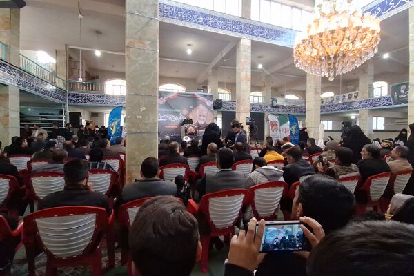 مراسم بزرگداشت سردار شهید حاج قاسم سلیمانی در گلزار شهدا شیراز 