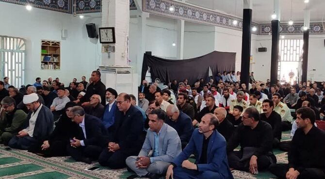 الشتر در سوگ رهبر شهید؛ وداعی از جنس دلدادگی در مصلی امام سجاد(ع)