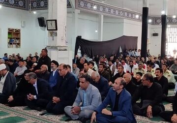 الشتر در سوگ رهبر شهید؛ وداعی از جنس دلدادگی در مصلی امام سجاد(ع)