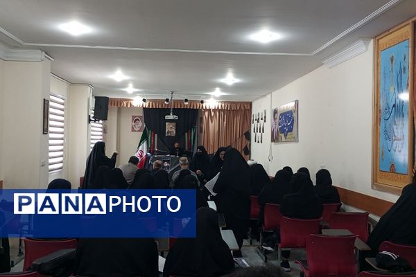 مراسم عزاداری شهادت شهدای خدمت در آموزش و پرورش رودهن 