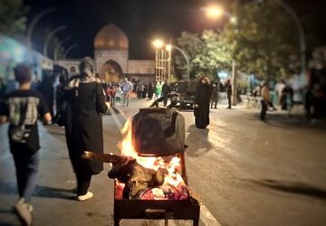 جاماندگان همگام با زائران کربلا شدند