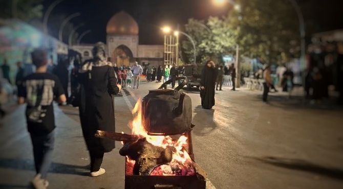 جاماندگان همگام با زائران کربلا شدند