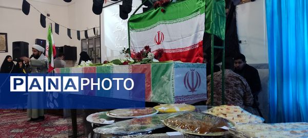 مراسم وداع با شهید گمنام در دبیرستان شهید هاشمی نژاد نیشابور