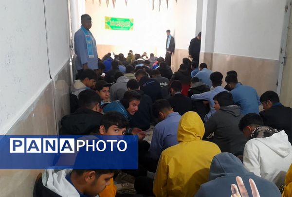 مراسم دهه فاطمیه در هنرستان خوارزمی 