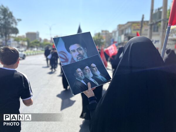 پیاده روی اربعین از میدان سپاه هشتگرد تا امامزاده هادی ینگی امام