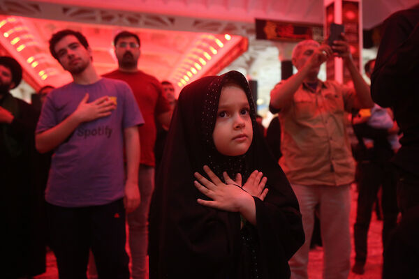 عزاداری شهادت دختر سه ساله امام حسین(ع) در قم