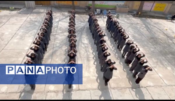 اجرای پیرامید در دبیرستان فاطمه الزهرا(ص) آشخانه