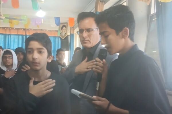 مراسم عزاداری حضرت فاطمه زهرا (س)در دبیرستان هیأت امنایی رازی
