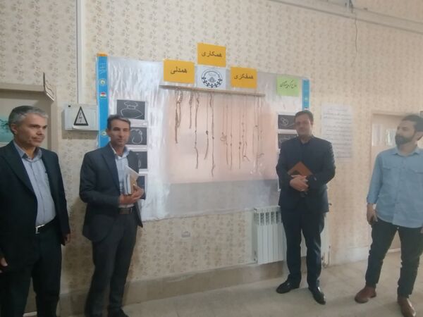 بازدید معاون فعالیت‌های تشکیلاتی سازمان دانش‌آموزی از مدارس تمام تشکیلاتی مدارس خدابنده