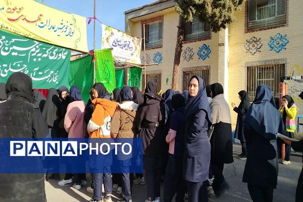  جشن نیمه شعبان در آموزشگاه شهید مجید دهنوی نیشابور 