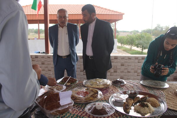 جشنواره غذا و صنایع دستی در اردوی تمشک دختران استان بوشهر