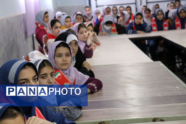 کارگاه آموزشی یاورمربیان پیشتازان سازمان دانش‌آموزی شهرستان نظرآباد