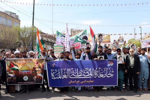 راهپیمایی روز قدس در مشهد مقدس