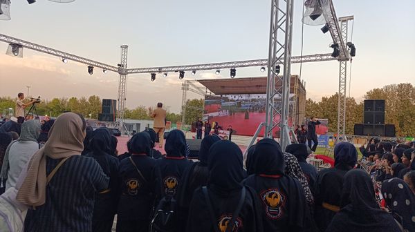 افتتاحیه جشنواره خانواده ورزش در بوستان ملت مشهد مقدس