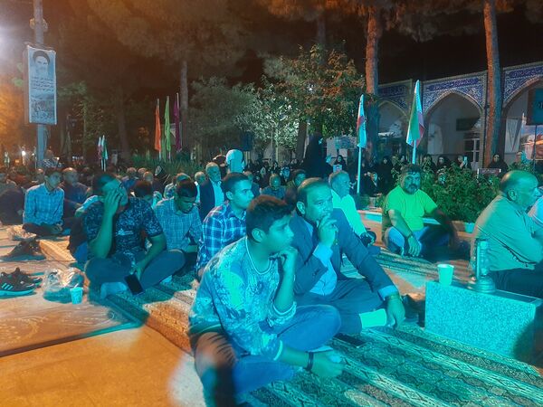 مراسم مهمانی شهدا در گلزار شهدای بهشت فضل نیشابور 