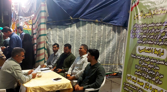 تسهیل مسیر خدمت در فراجا برای جوانان آباده در تجمعات شبانه