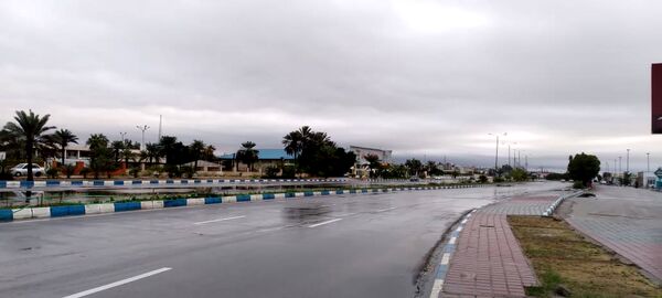 باران، چهره بندرعباس را تازه کرد