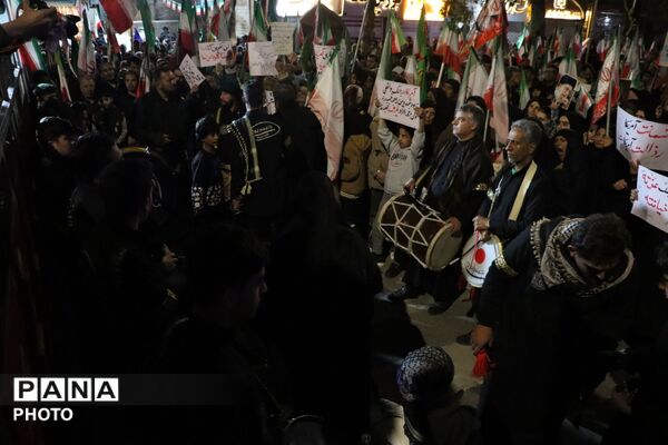 اجتماع مردمی بیعت با رهبر انقلاب در نیشابور 